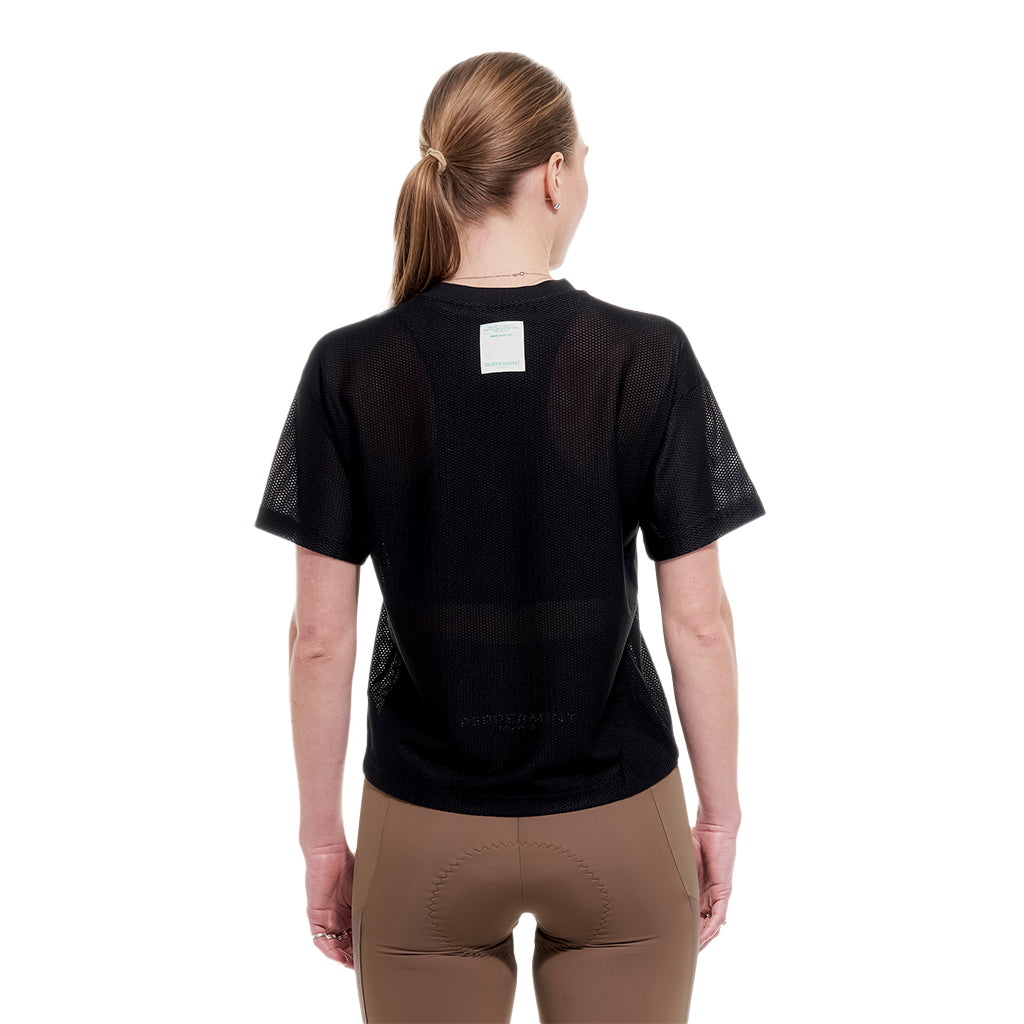 Peppermint Cycling Co. Backroads Crop Mesh Women's