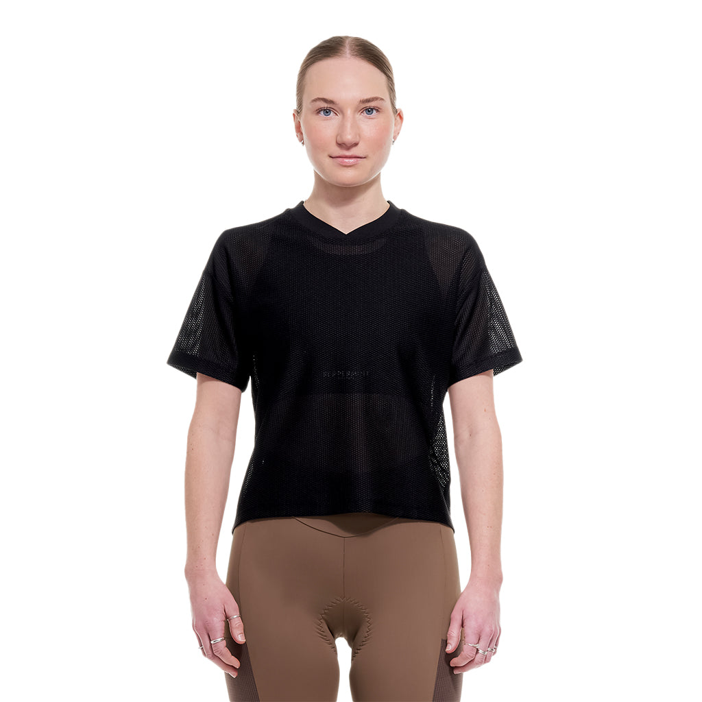 Peppermint Cycling Co. Backroads Crop Mesh Women's