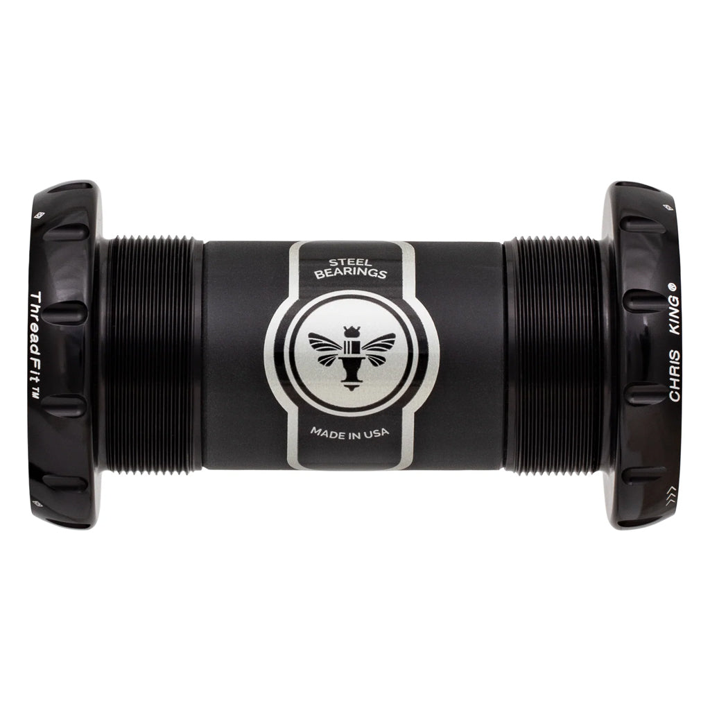 Boitier de pédalier Chris King ThreadFit 30mm en acier inoxydable avec roulement