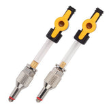Jagwire Elite Mineral Oil Bleed Kit adapters with 1/4 turn valves