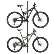 Support d'exposition pour vélo Feedback Sports, poteau de tension pour 2 vélos, noir