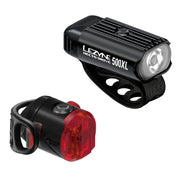 Lezyne Hecto Drive 500XL / Femto USB C Pair- LED Front & Rear Bike Light Set