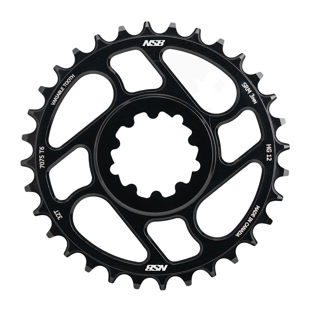Plateau à dents variables North Shore Billet montage direct SRAM Boost Shimano 12 vitesses