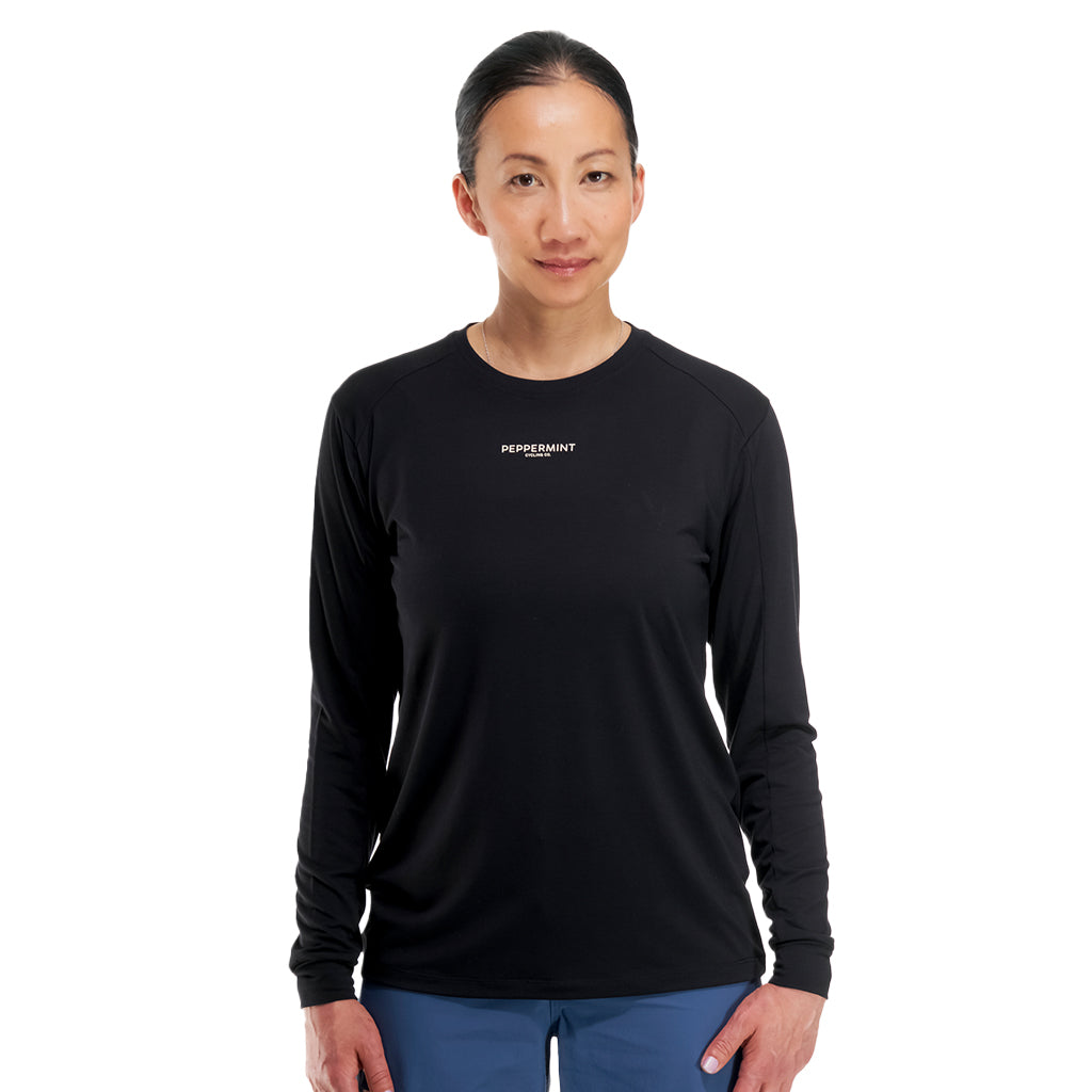 Maillot à manches longues Peak pour femme de Peppermint Cycling Co.