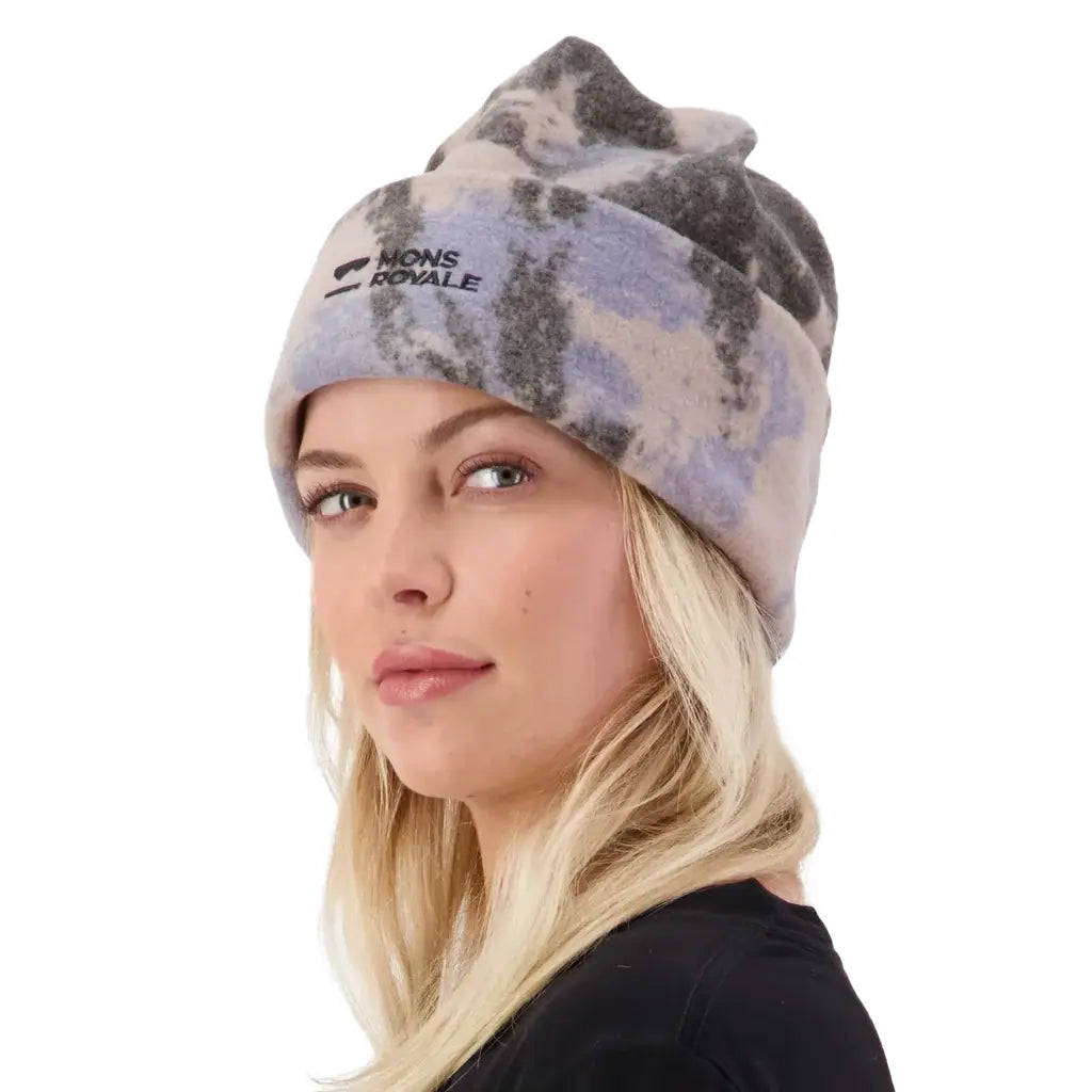Bonnet en polaire de laine Pileup Mons Royale