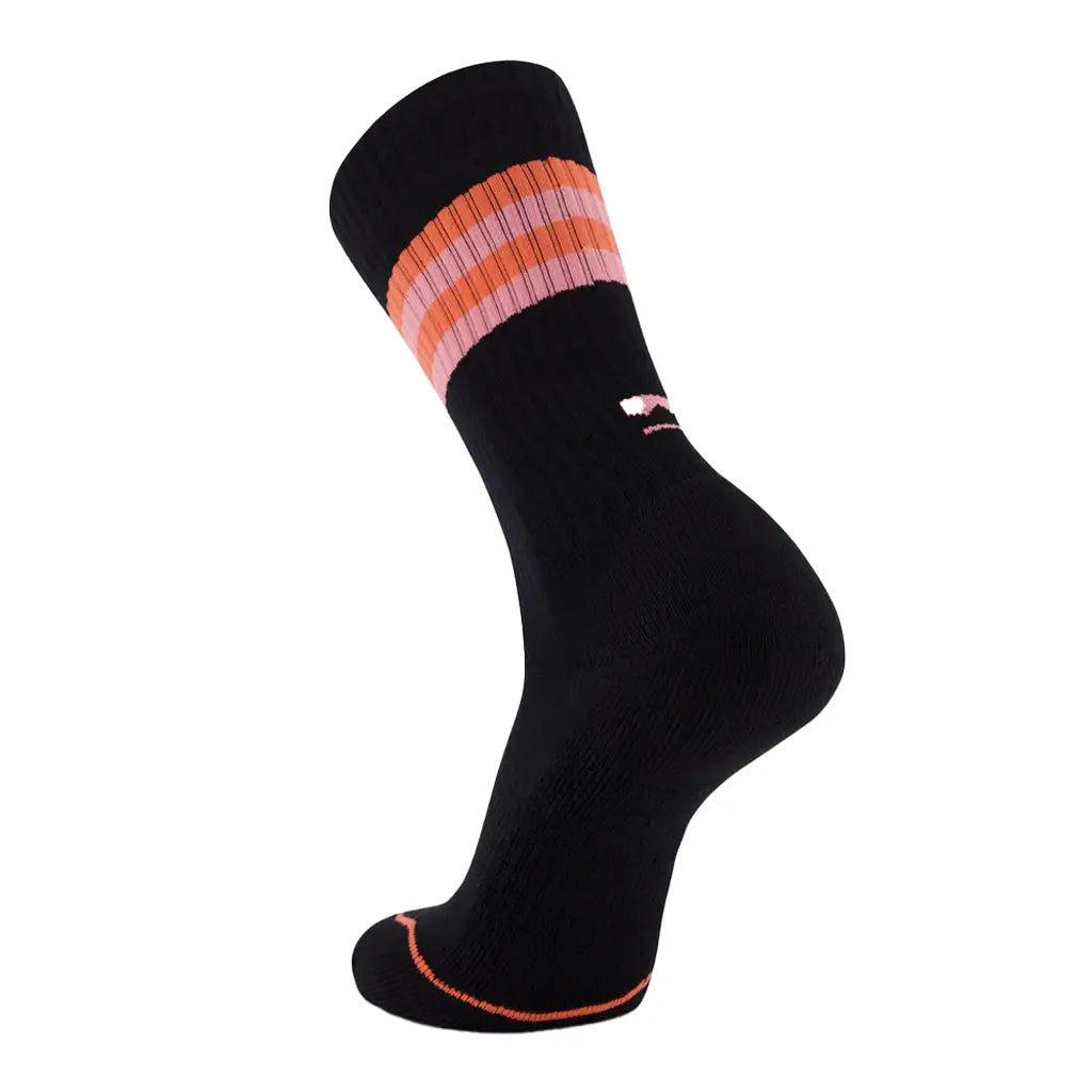 Signature-Merino-Crew-Sock-Unisex-Black-Orange-2.webp