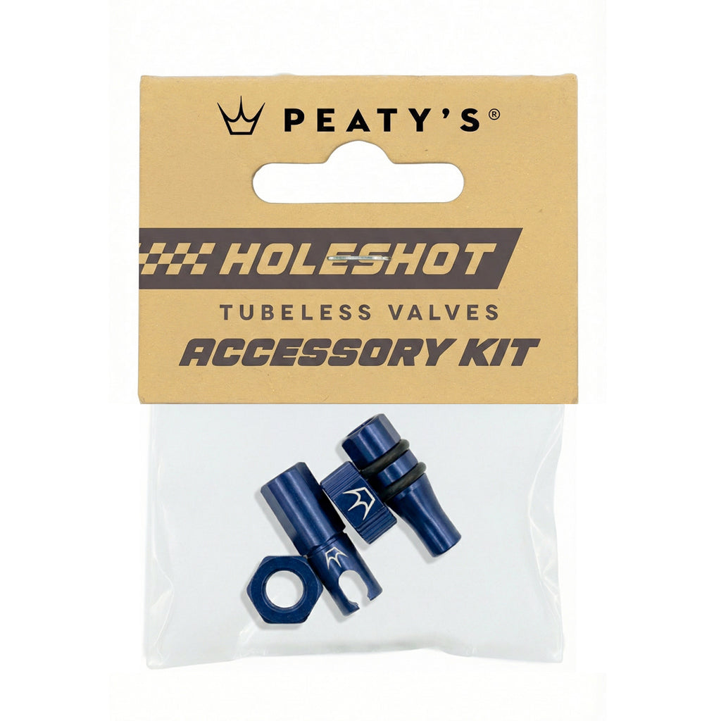 Kits d'accessoires de valve tubeless Peaty's Holeshot Fast Flow