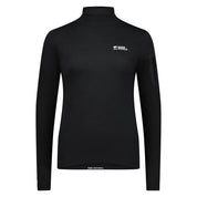 Mons Royale Women's Diversion Merino Mock Neck Jersey Long Sleeve