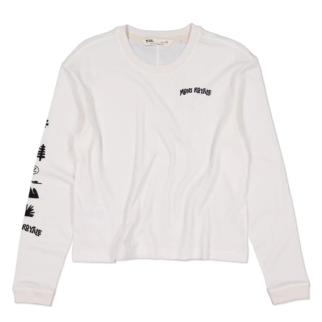 Mons Royale Women's Yonder Merino Organic Cotton Long Sleeve