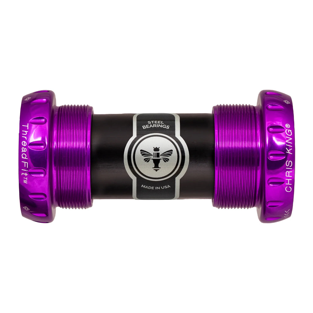 Chris King ThreadFit 24mm Boitier de pédalier à roulement en acier inoxydable