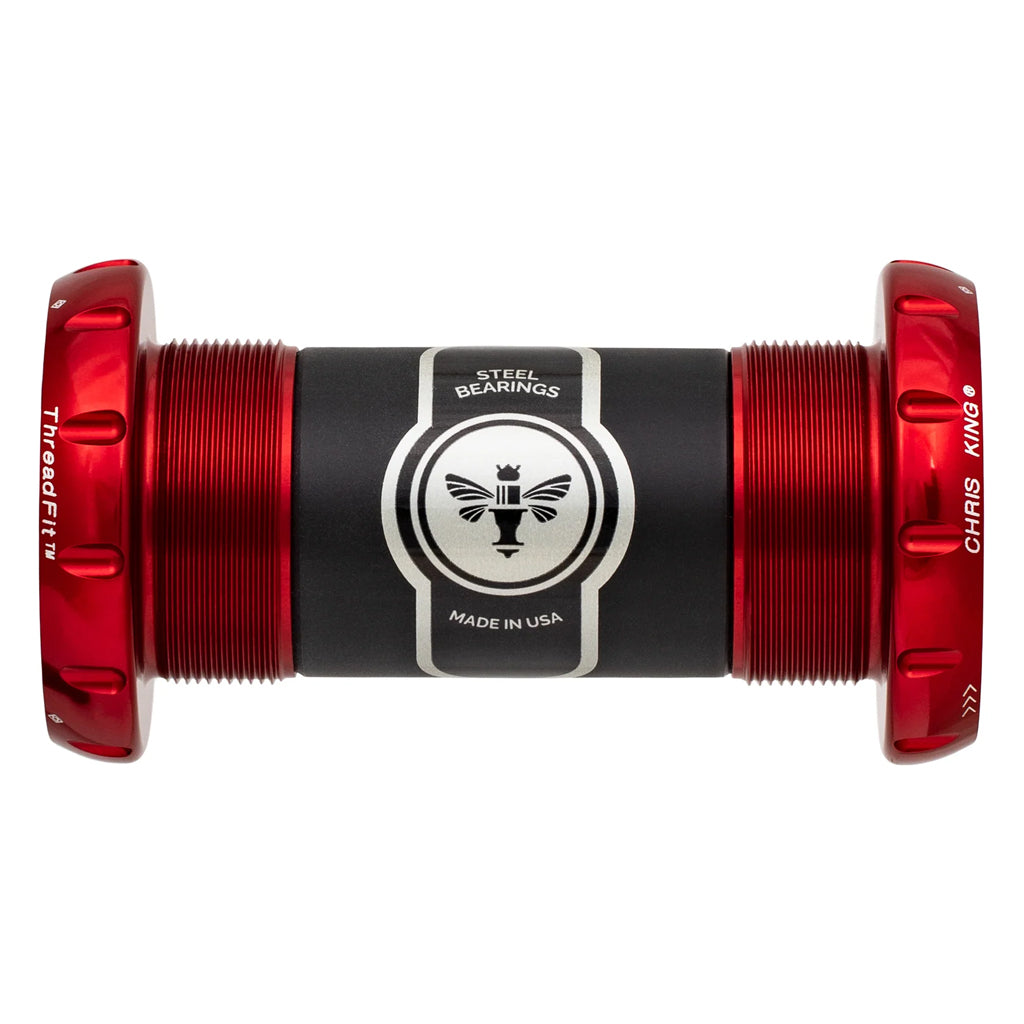 Boitier de pédalier Chris King ThreadFit 30mm en acier inoxydable avec roulement