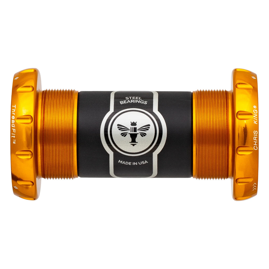 Boitier de pédalier Chris King ThreadFit 30mm en acier inoxydable avec roulement